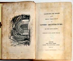 A GLOSSARY OF TERMS USED IN GRECIAN, ROMAN, ITALIAN, AND GOTHIC ARCHITECTURE.. - Image 2