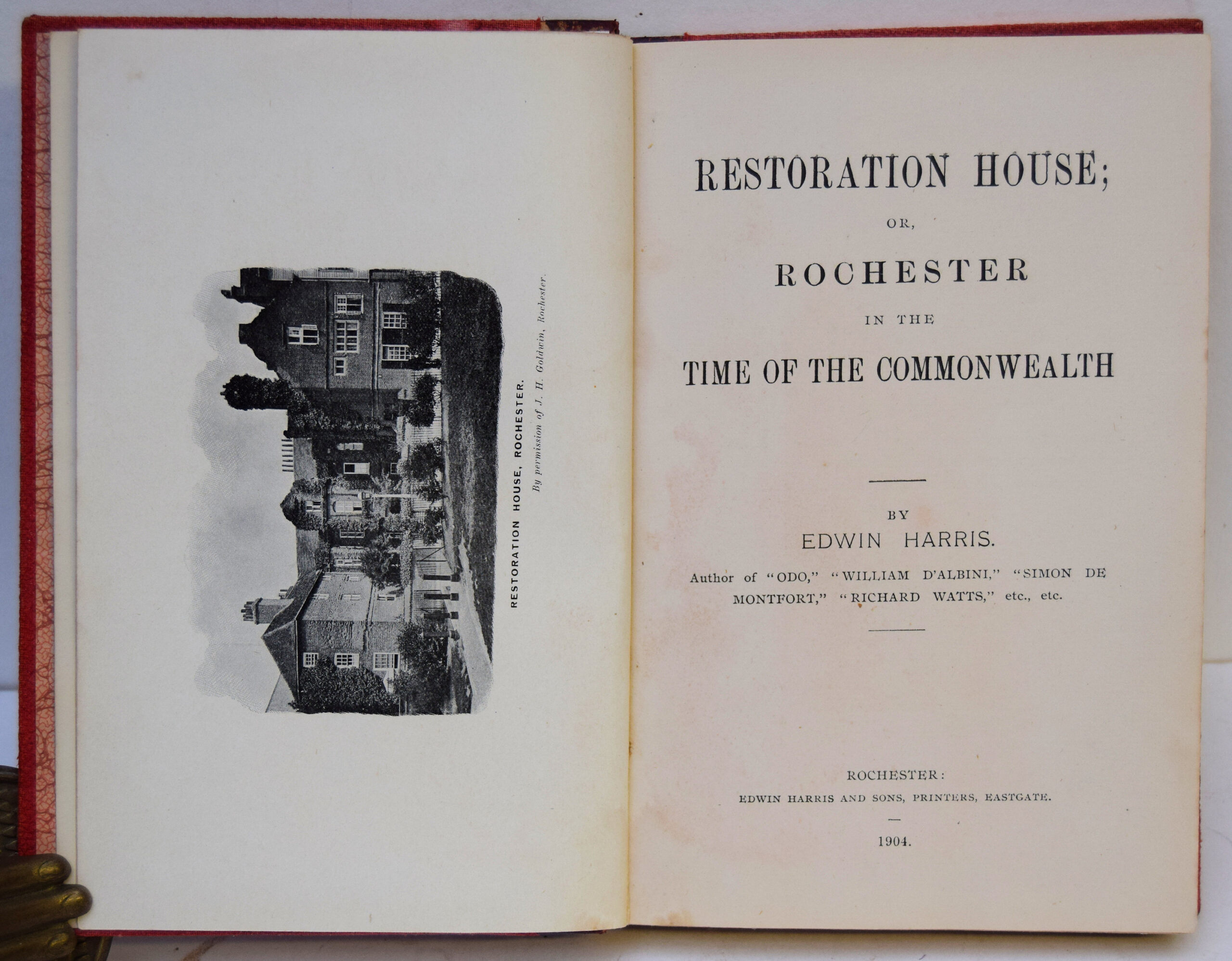 RESTORATION HOUSE; OR, ROCHESTER IN THE TIME OF THE COMMONWEALTH.. - Image 2